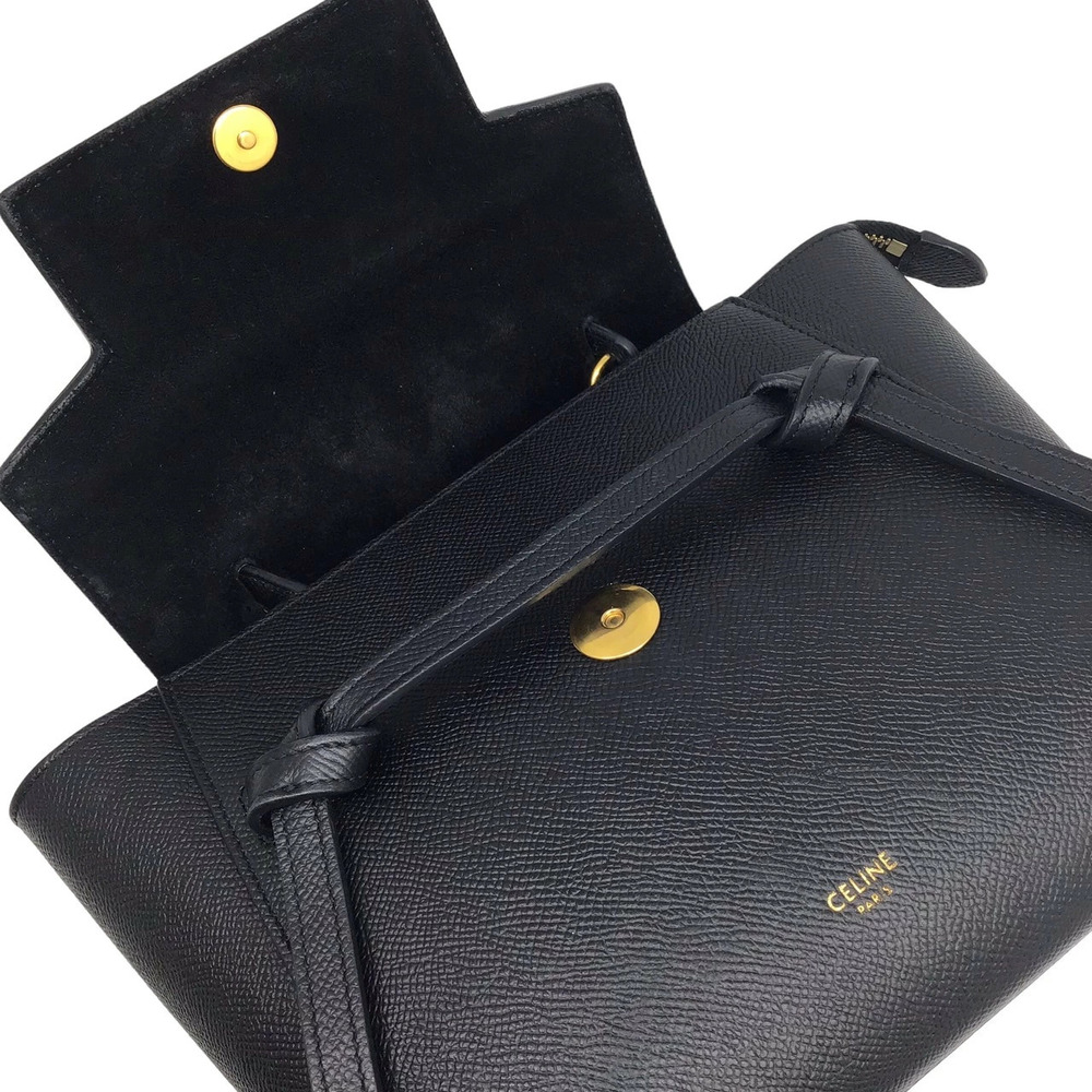 CELINE Belt Bag Black Handbag Shoulder - Picture 9 of 11